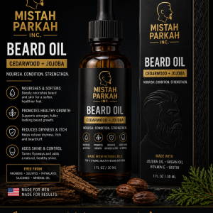 Beard Oil – Cedarwood + Jojoba, 1 oz
